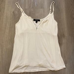 Cream active usa tank top